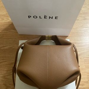 Guaranteed Authentic Polene Beri Bag in Camel Brown.